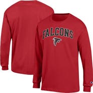 Champion Men's Champion Red Atlanta Falcons Arch Over Logo Long Sleeve T-Shirt