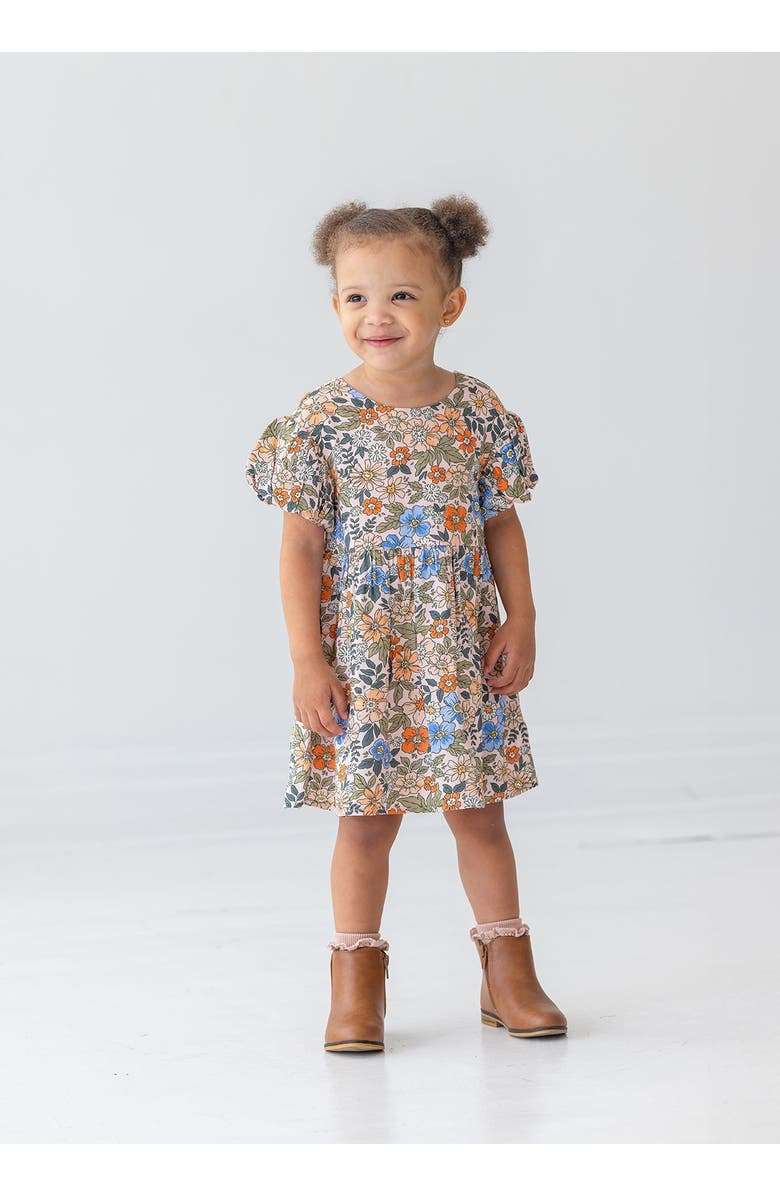 Mabel + Honey Riley Short Sleeve Dress, Alternate, color, Pink