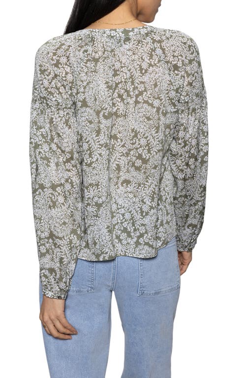 Sanctuary Women's Sunday's Best Printed Blouse In Adorned