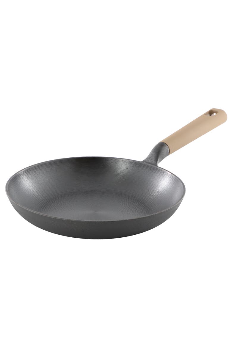 11 Inch Cast Iron Skillet with Bakelite Handle in Black, Main, color, Black