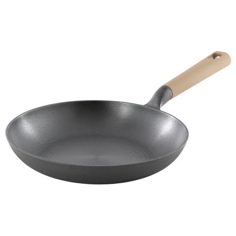 11 Inch Cast Iron Skillet with Bakelite Handle in Black