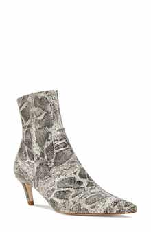 Leoncio Snakeskin Embossed Bootie