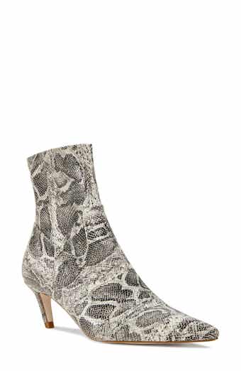 Leoncio Snakeskin Embossed Bootie