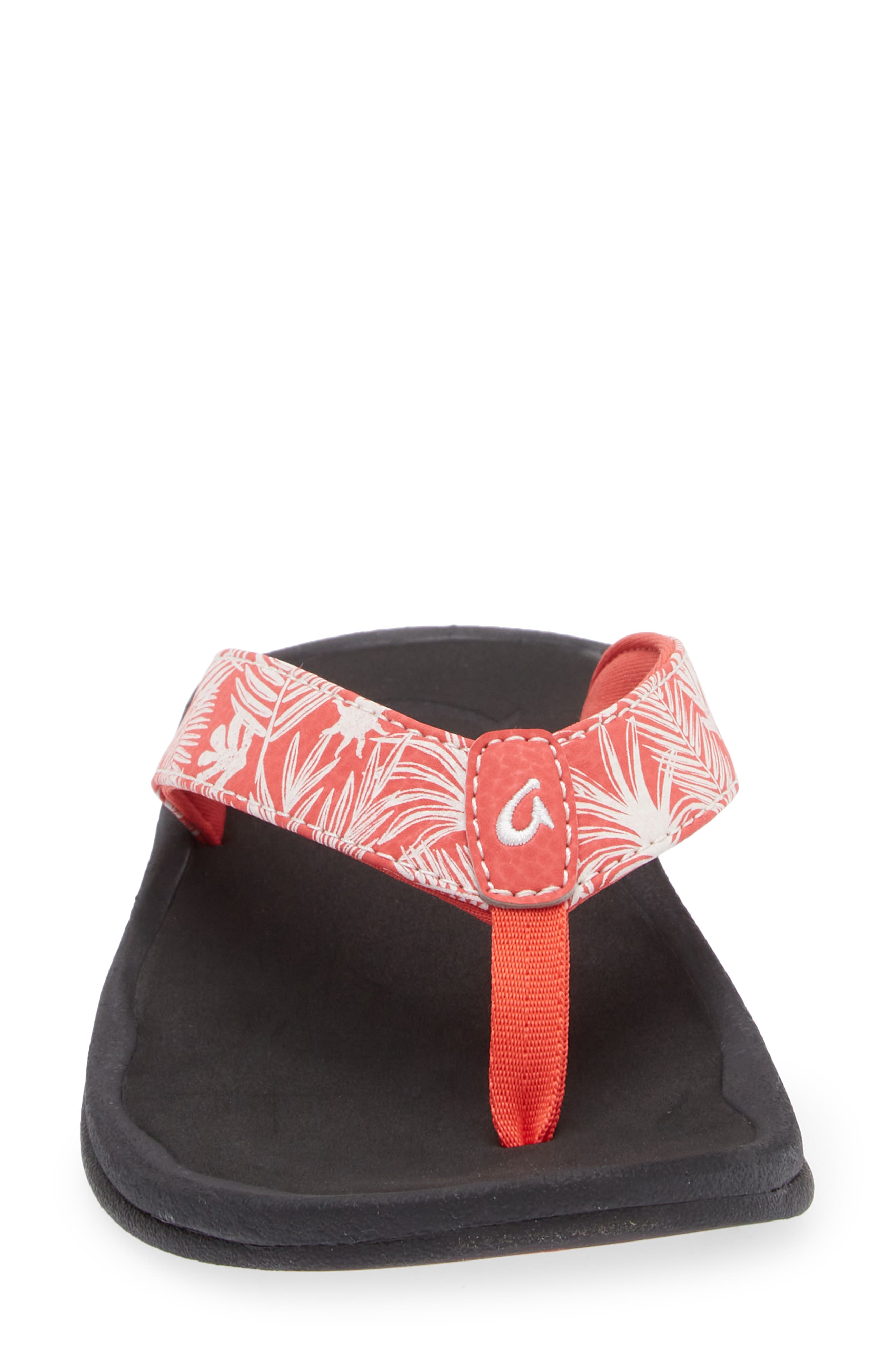 OluKai Ohana Flip Flop, Alternate, color, Black/ Black