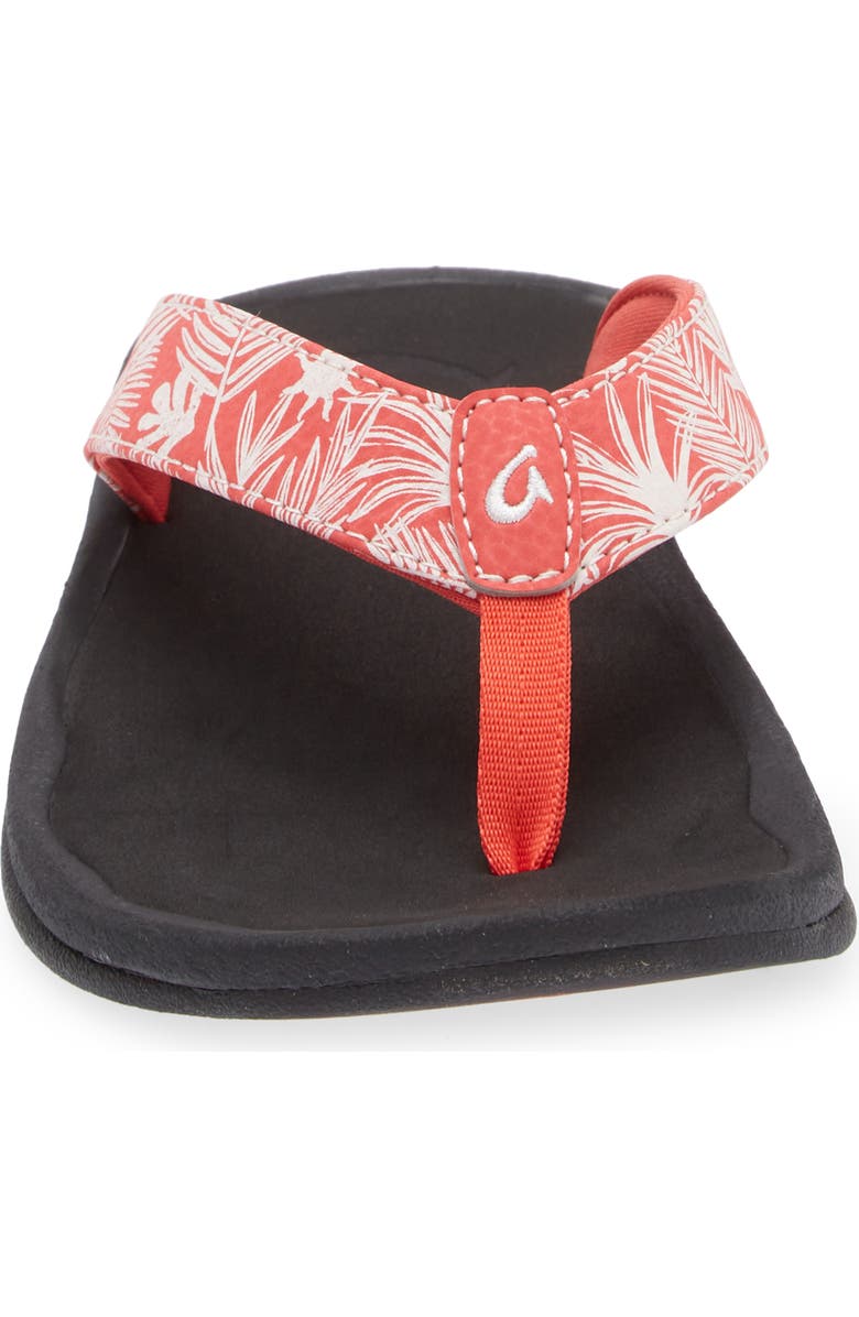 OluKai Ohana Flip Flop, Alternate, color, Black/ Black