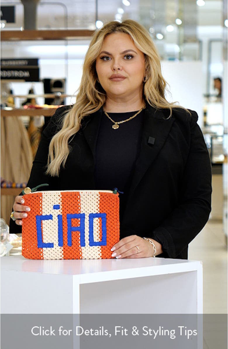 Ciao Crochet Flat Clutch, sales video thumbnail