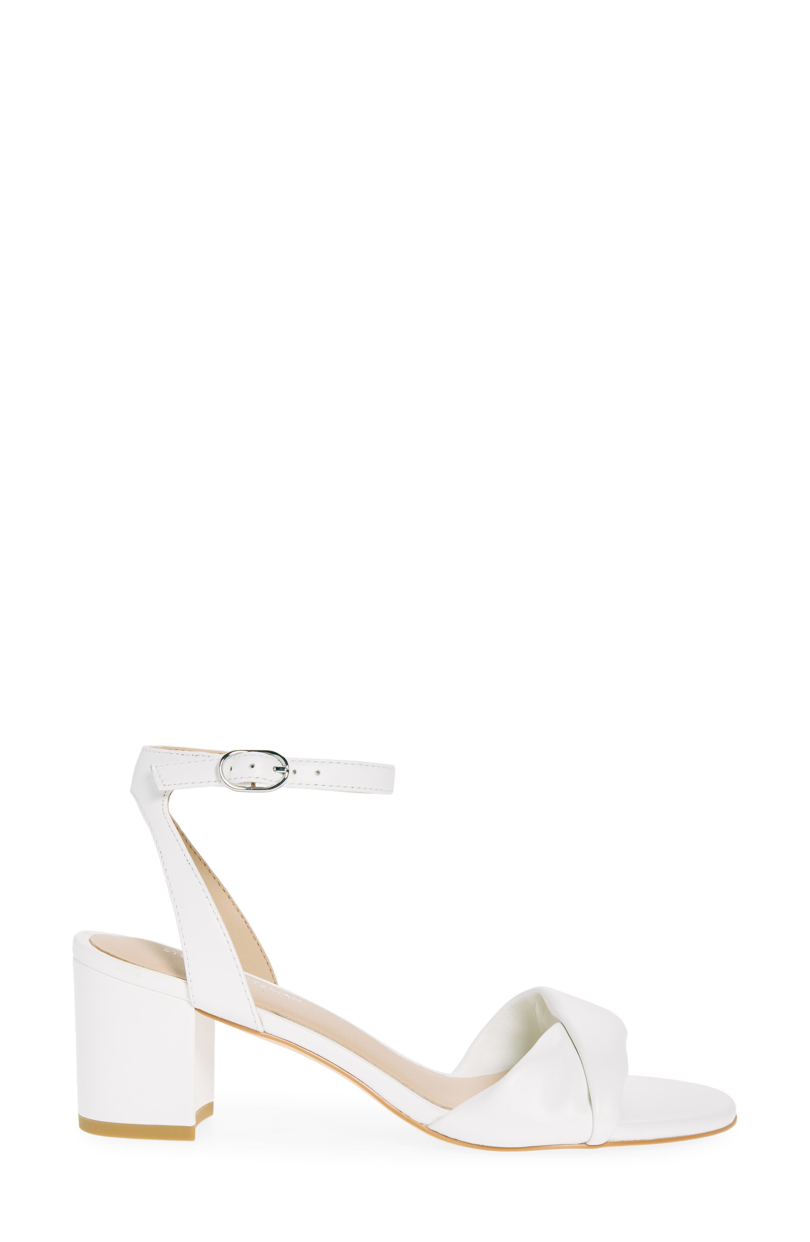 Everly Block Heel Sandal, Alternate, color, WHITE