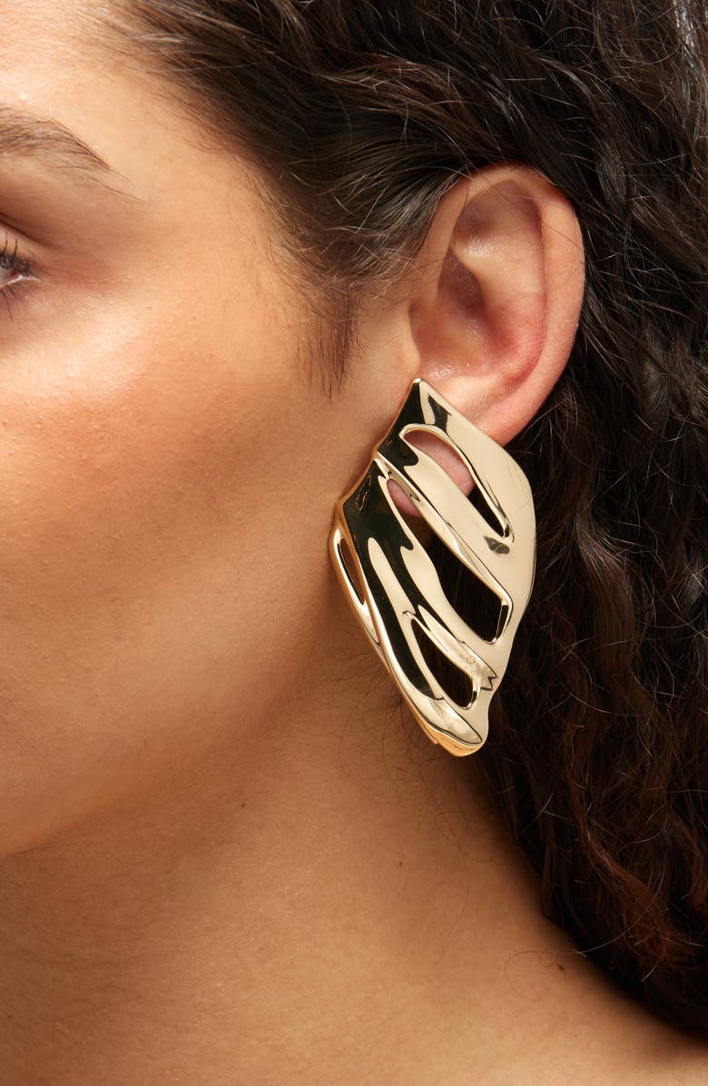 Jenny Bird The Kites Drop Earrings, Alternate, color, High Polish Gold