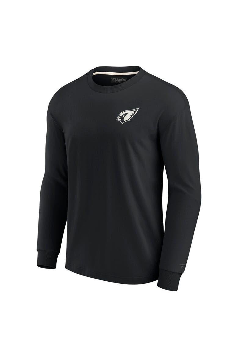 Unisex Fanatics Signature Black Arizona Cardinals Elements Super Soft Long Sleeve T-Shirt, Alternate, color, Black
