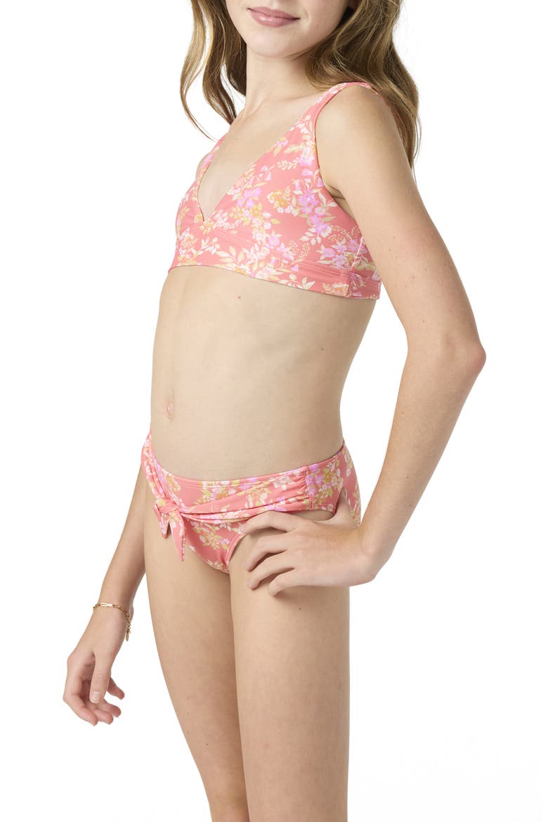 Nayomi Floral Two-Piece Swimsuit, Alternate, color, PORCELAIN ROSE