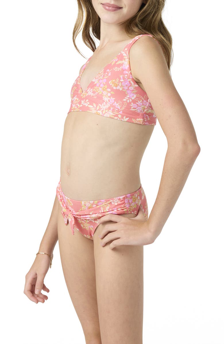 O'Neill Nayomi Floral Two-Piece Swimsuit, Alternate, color, Porcelain Rose