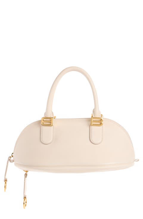 Mini Bolero Leather Bowling Bag