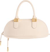 Balenciaga Mini Bolero Leather Bowling Bag