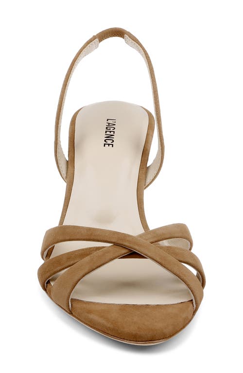 L'agence Colwill Slingback Sandal In Nude