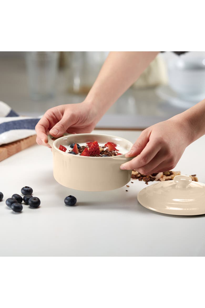 Mini Casserole Dish - Set of 4, Alternate, color, Ivory