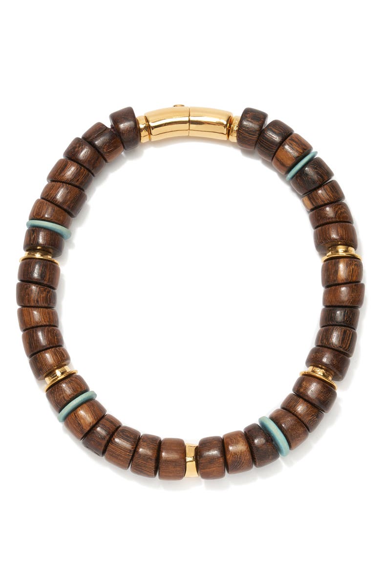 Lizzie Fortunato Las Palmas Collar Necklace, Main, color, Brown