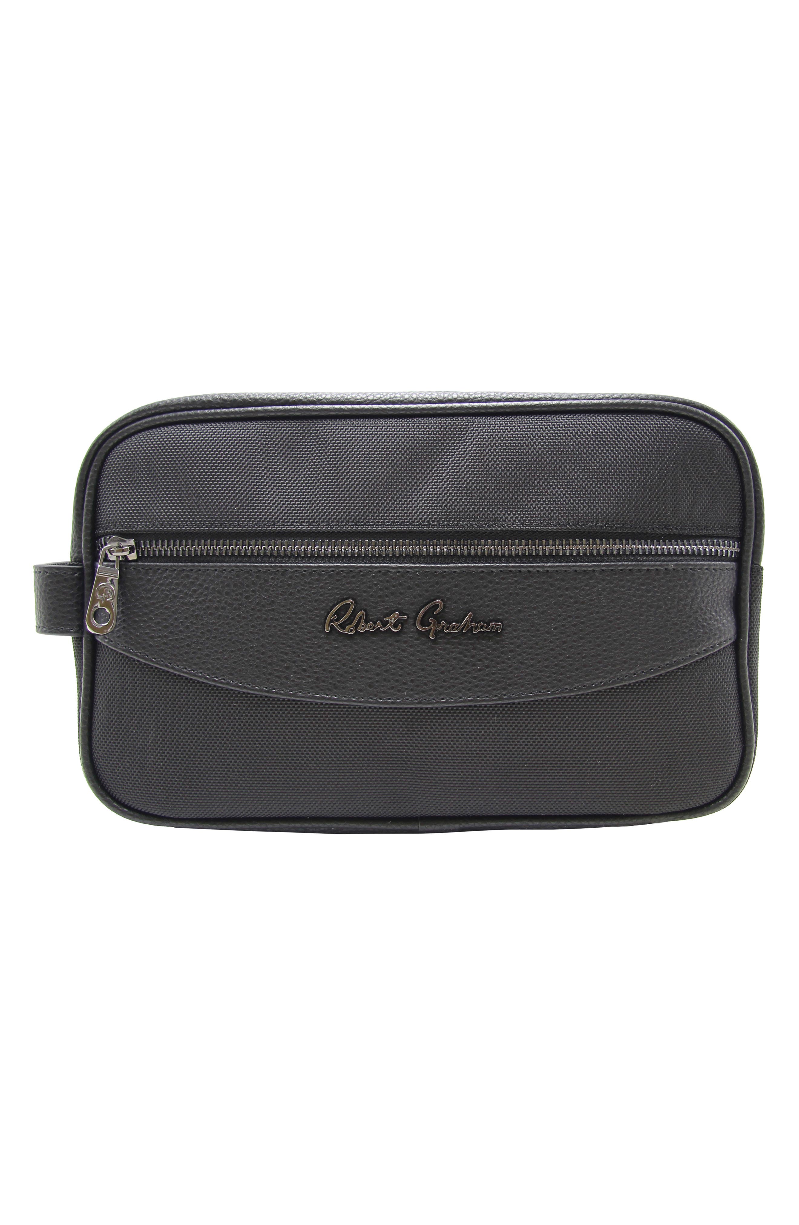 Robert Graham Skipper Faux Leather Dopp Kit