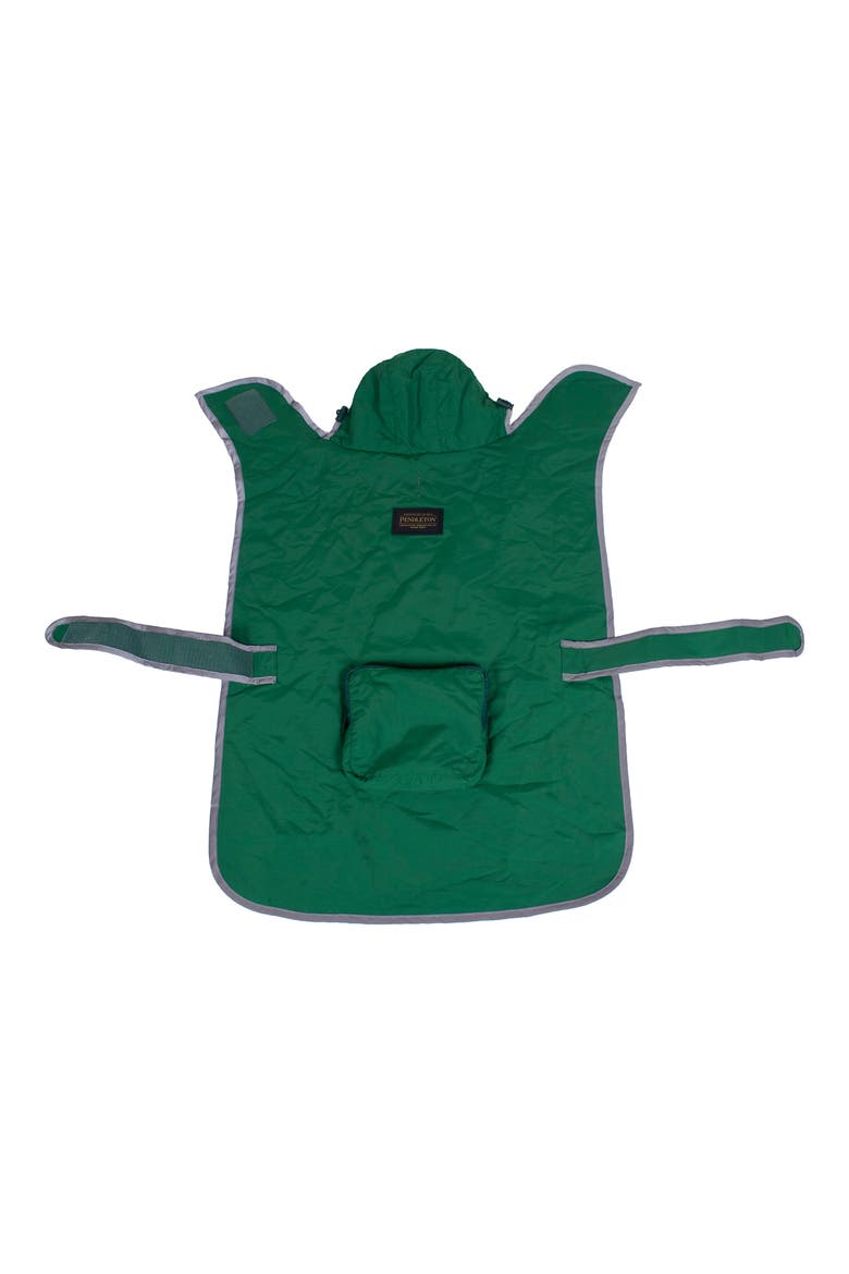 Dog Rain Coat, Main, color, GREEN