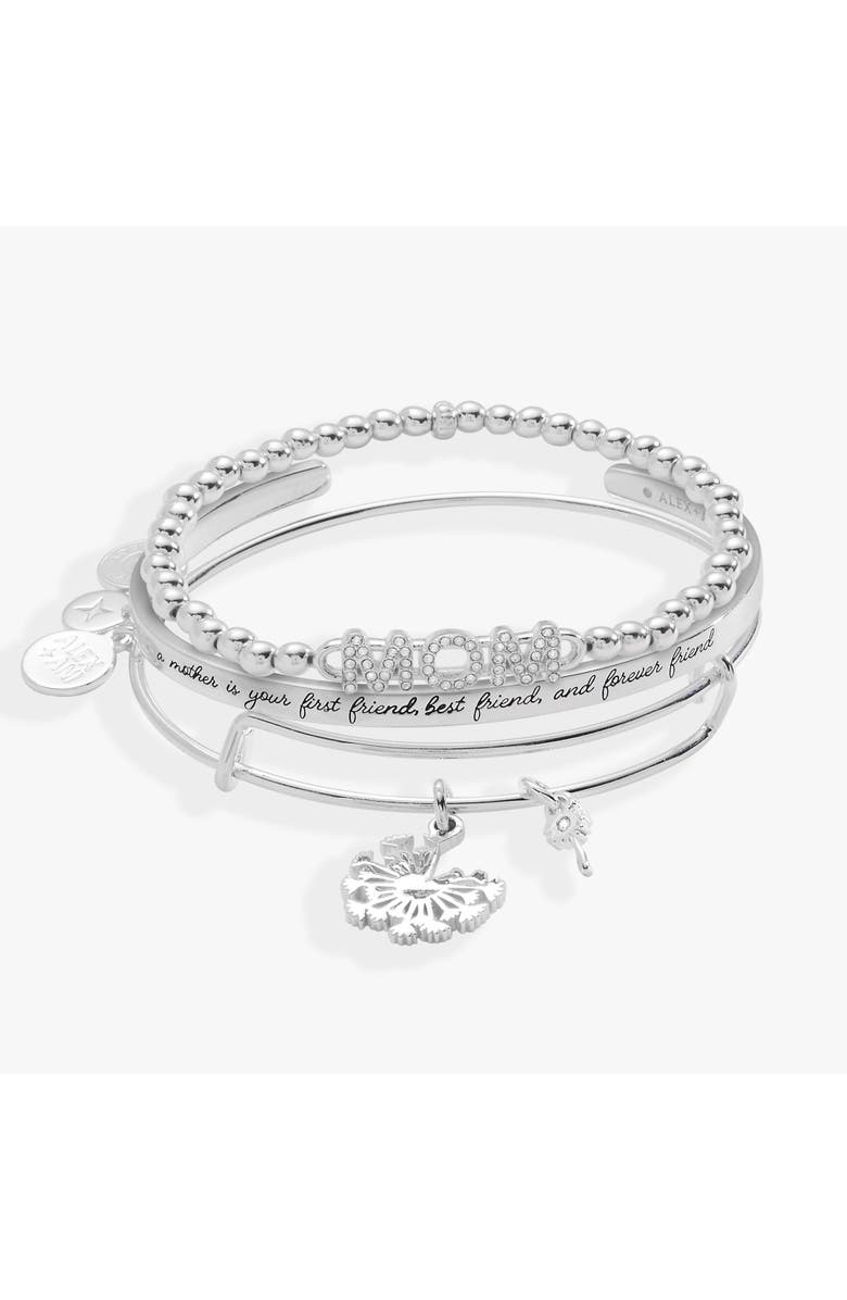 Alex and Ani Mothers day ewb 3 set dandelion, Main, color, Silver