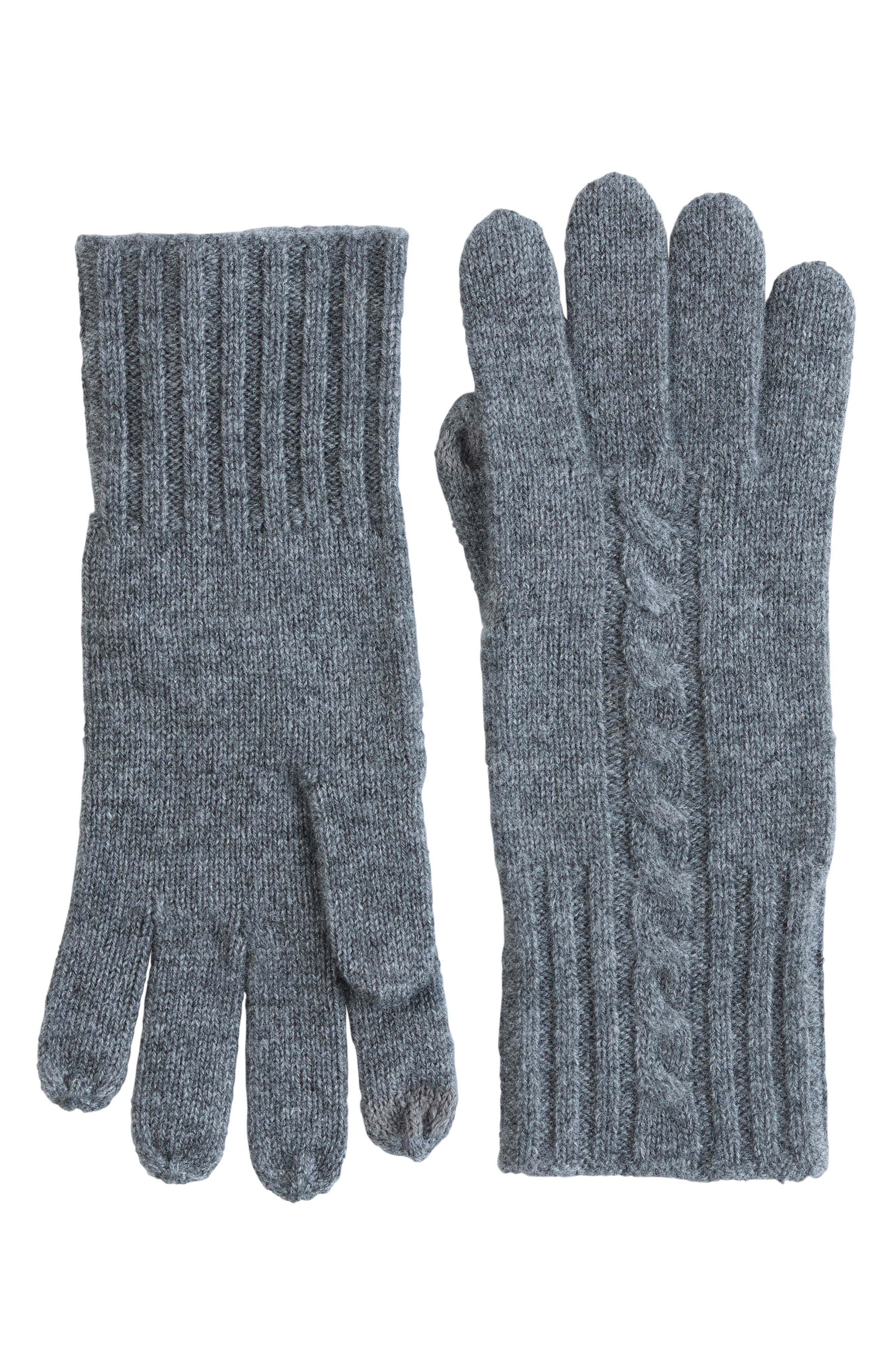 Cashmere Cable Knit Gloves