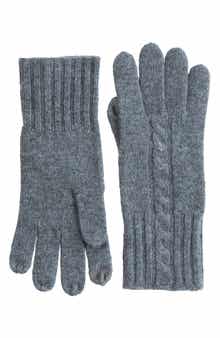 Cashmere Cable Knit Gloves