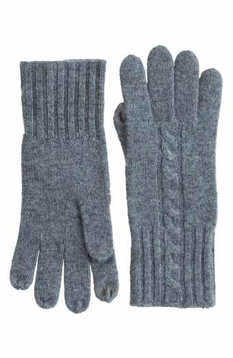 Cashmere Cable Knit Gloves