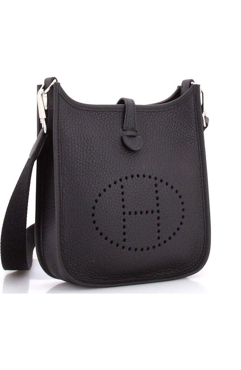 Pre-Owned Hermes Evelyne Bag Gen III Clemence TPM, Alternate, color, Noir