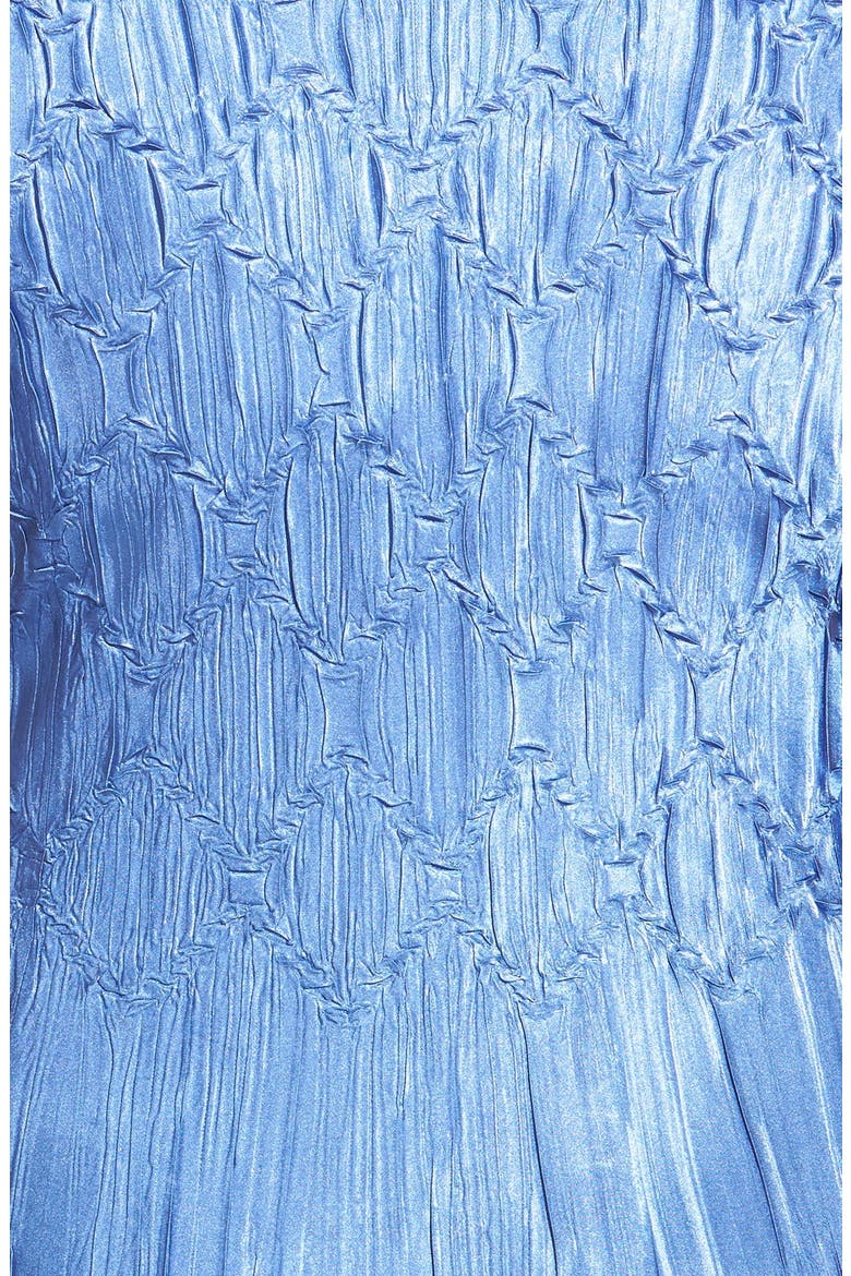 Tiered Chiffon & Charmeuse Dress with Jacket, Alternate, color, FREGATTA BLUE OMBRE