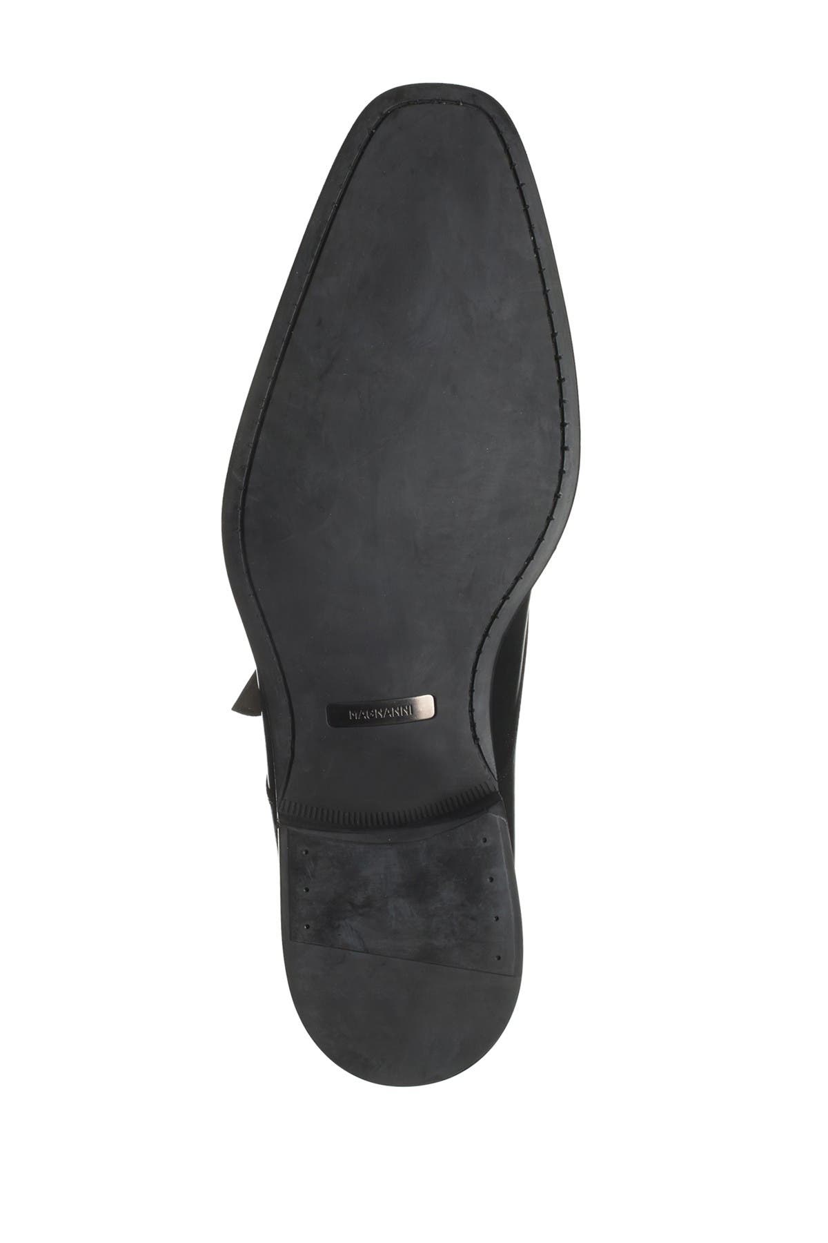 Magnanni Mauricios Monk Strap Loafer - Wide Width Available, Alternate, color, Black