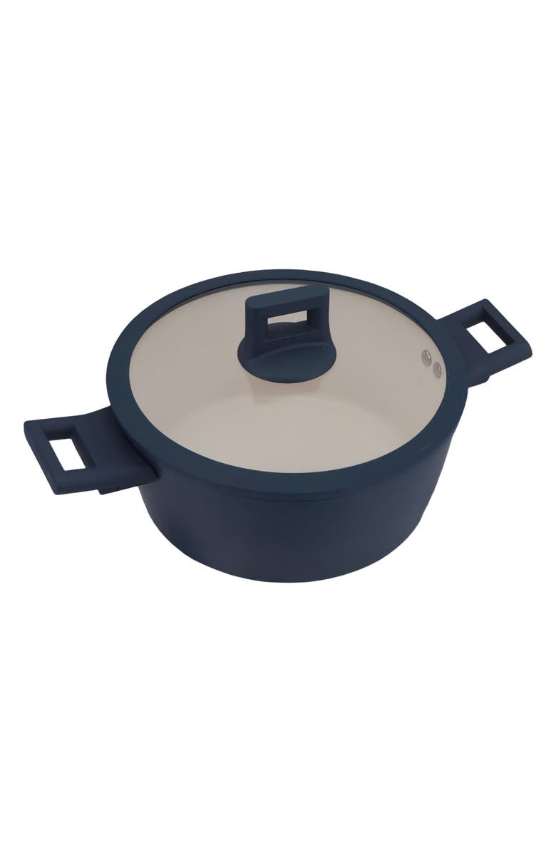 PHANTOM CHEF 4.4-Quart Casserole Dish & Lid, Main, color, Navy