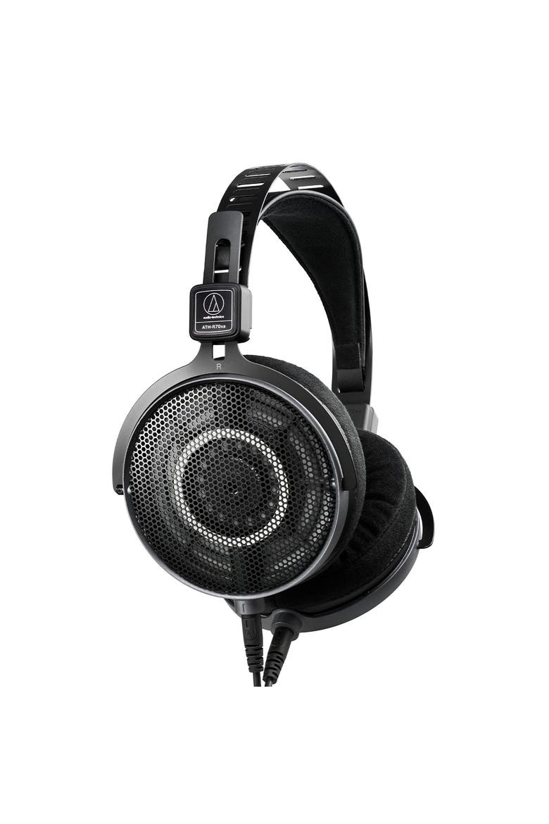 ATH-R70xa Open-Back Reference Headphones, Main, color, Black