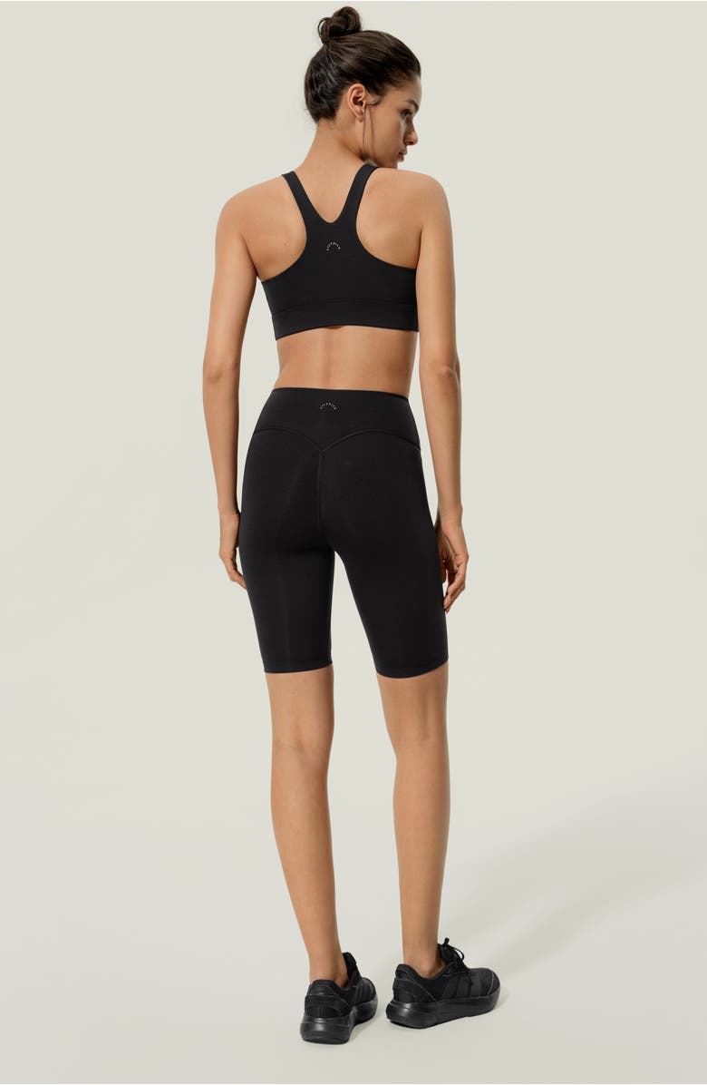 Lilysilk Silk Contour Second Skin Biker Shorts, Alternate, color, Black