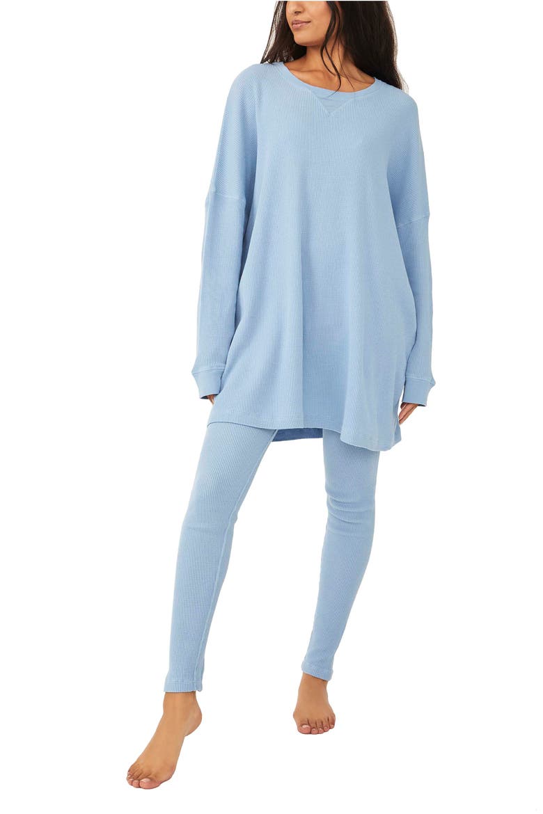 Early Night Cotton Thermal Top, Alternate, color, RAINY SEASON