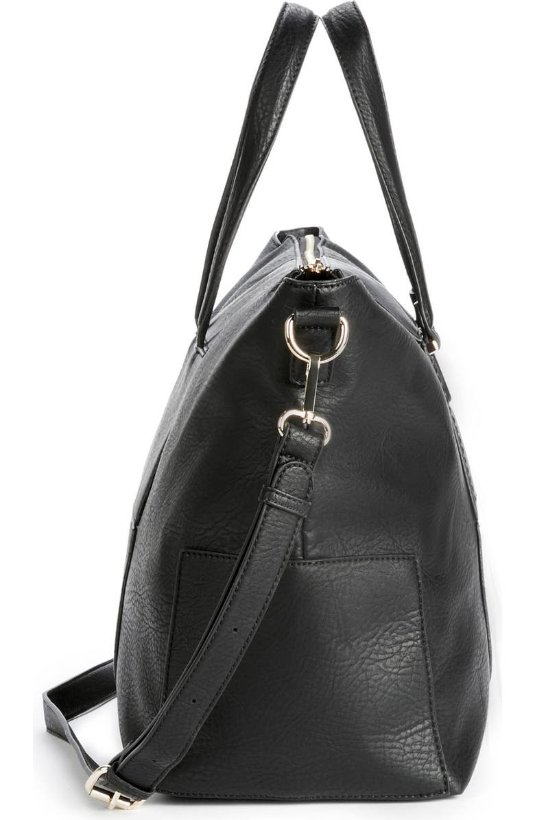 Sole Society Cory Faux Leather Travel Tote, Alternate, color,