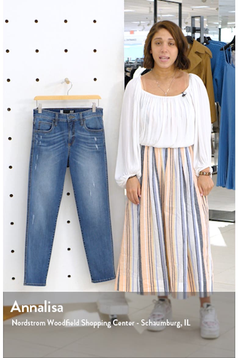 High Waist Ankle Cigarette Jeans video