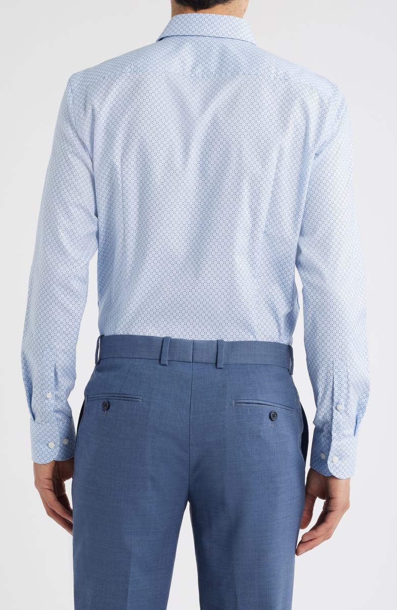 BOSS Hank Kent Slim Fit Stretch Cotton Dresss Shirt, Alternate, color, Light Blue