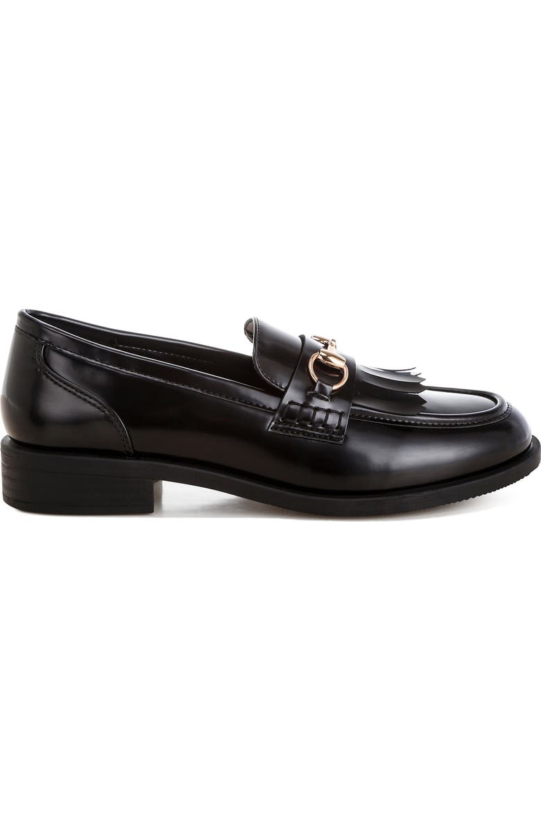 LONDON RAG Marbin Bit Kiltie Loafer, Alternate, color, Black