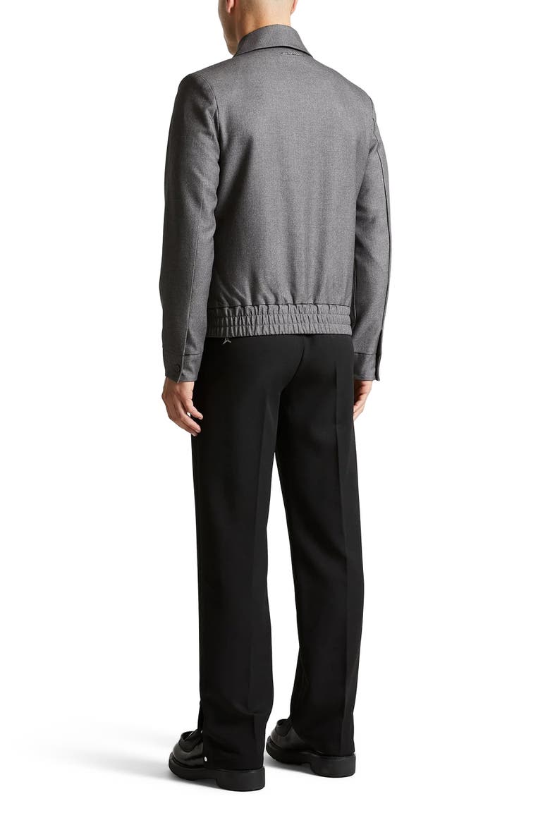 Roger Tailored Harrington Jacket, Alternate, color, Grey