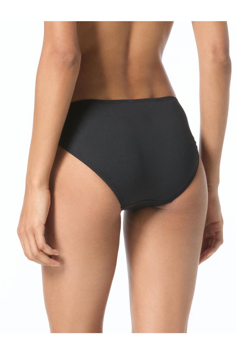 Bubble Logo Ring Bikini Swim Bottom, Alternate, color, Black