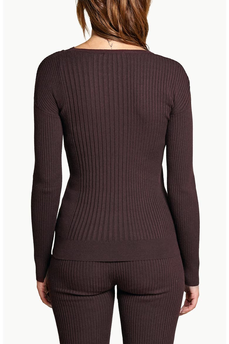 Elevated Rib Crew, Alternate, color, Acai