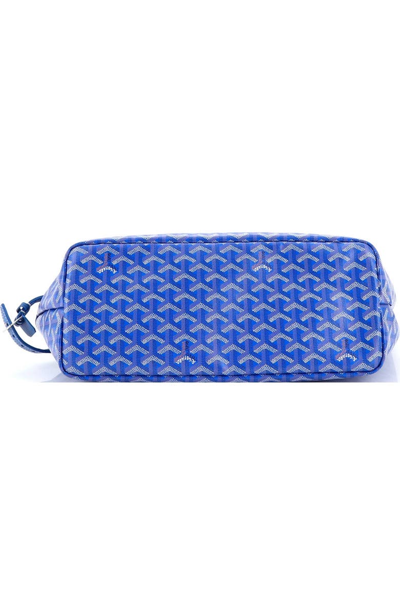 Pre-Owned Goyard Chien Gris Pet Carrier Tote Coated Canvas, Alternate, color, Blue