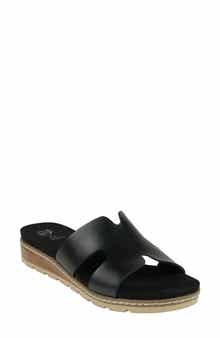 Nellie Cutout Wedge Slide Sandal