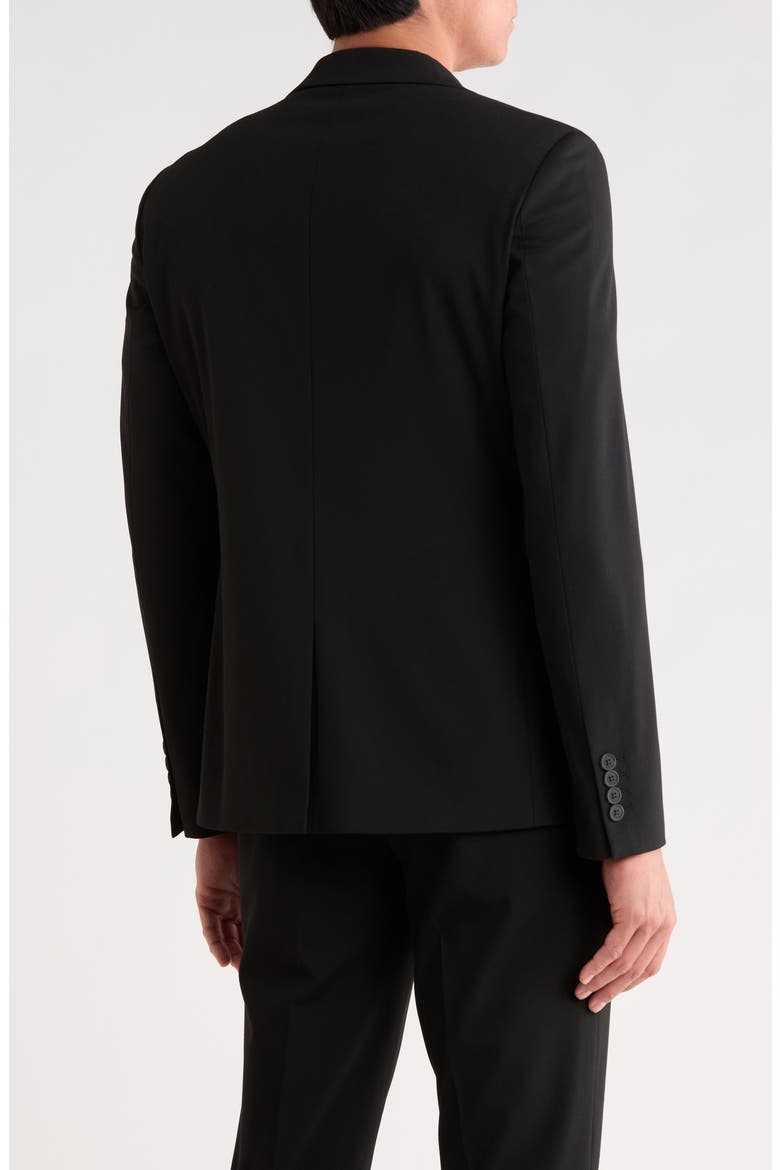 Skinny Fit Suit Jacket, Alternate, color, BLACK CAVIAR