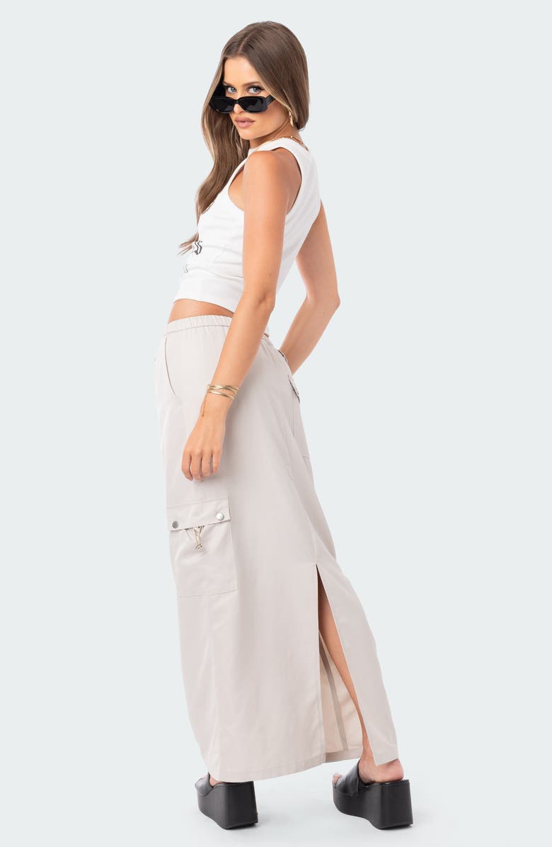 EDIKTED Demi Cargo Skirt, Alternate, color, 