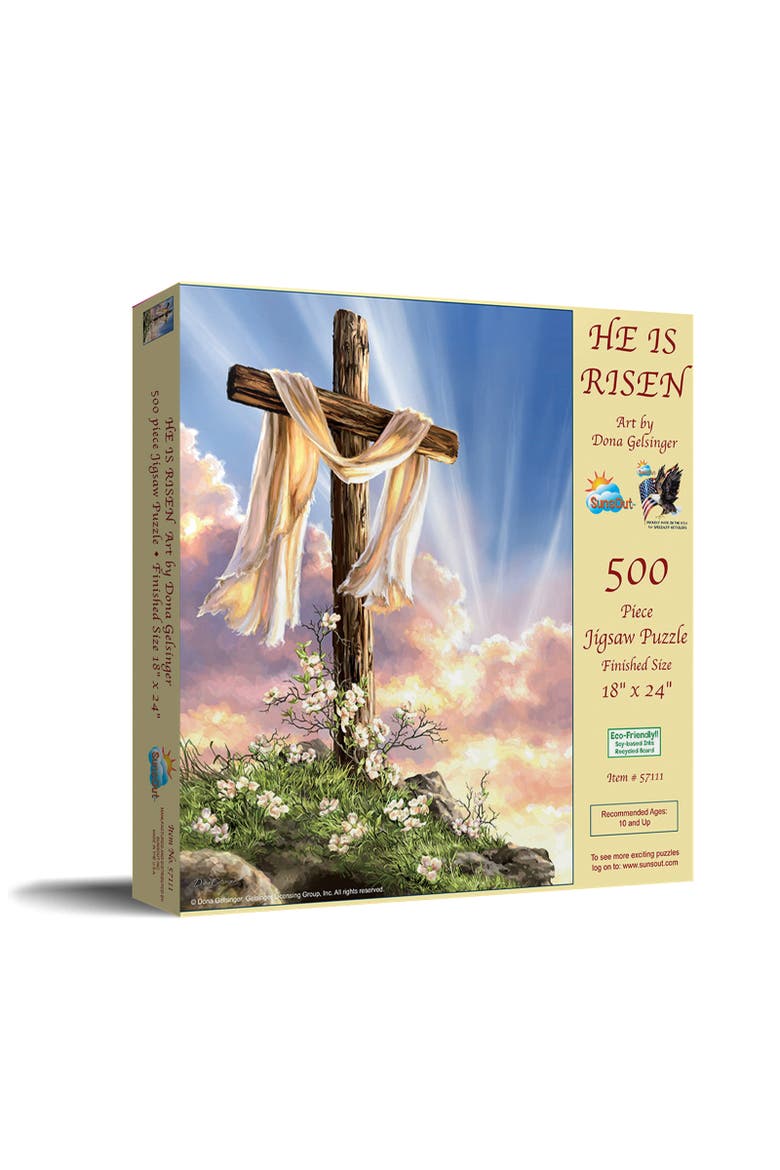 He is Risen 500 piece Jigsaw Puzzle for Adults, Main, color, Multicolor