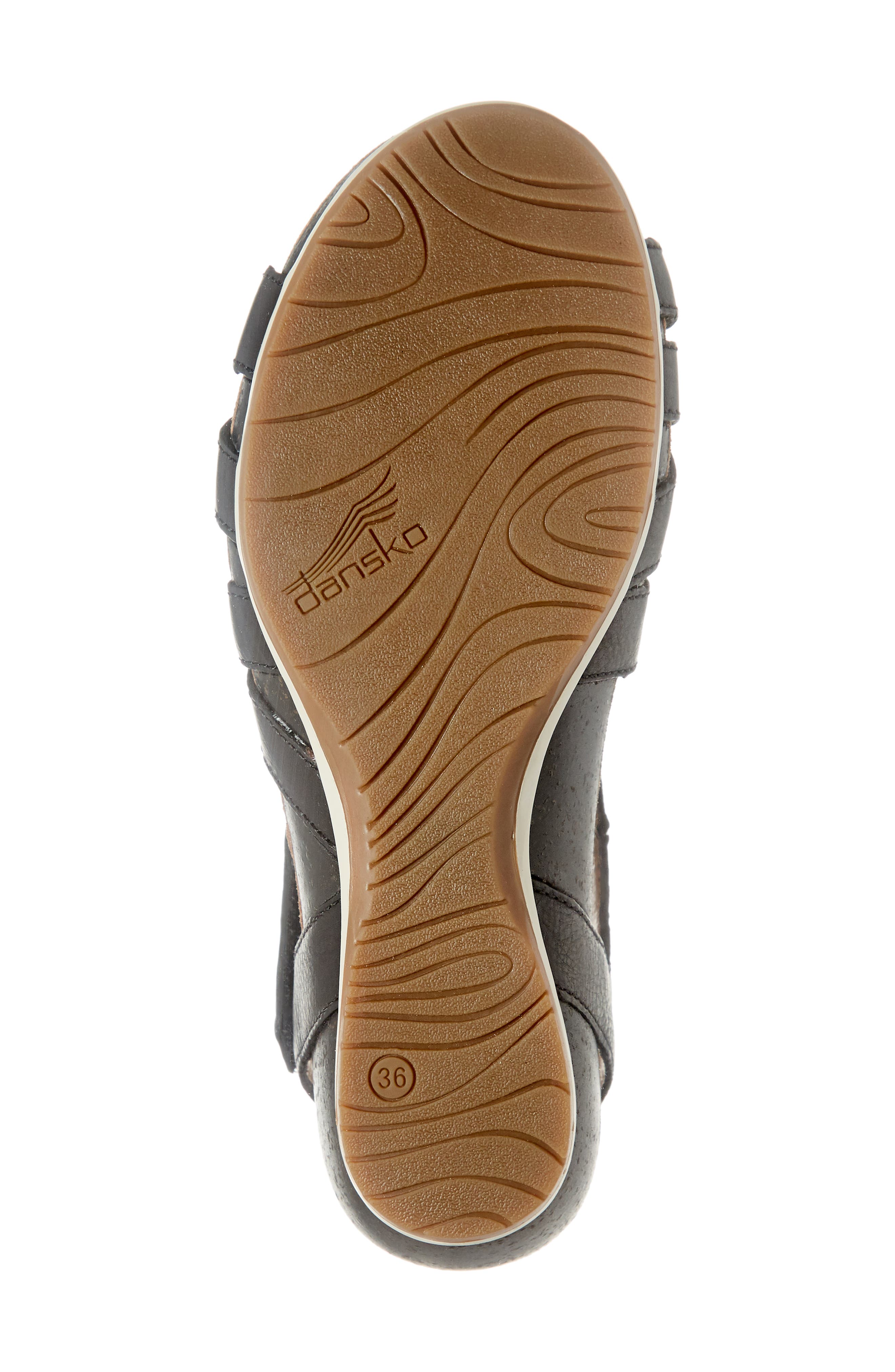 Veruca Sandal, Alternate, color, BLACK LEATHER
