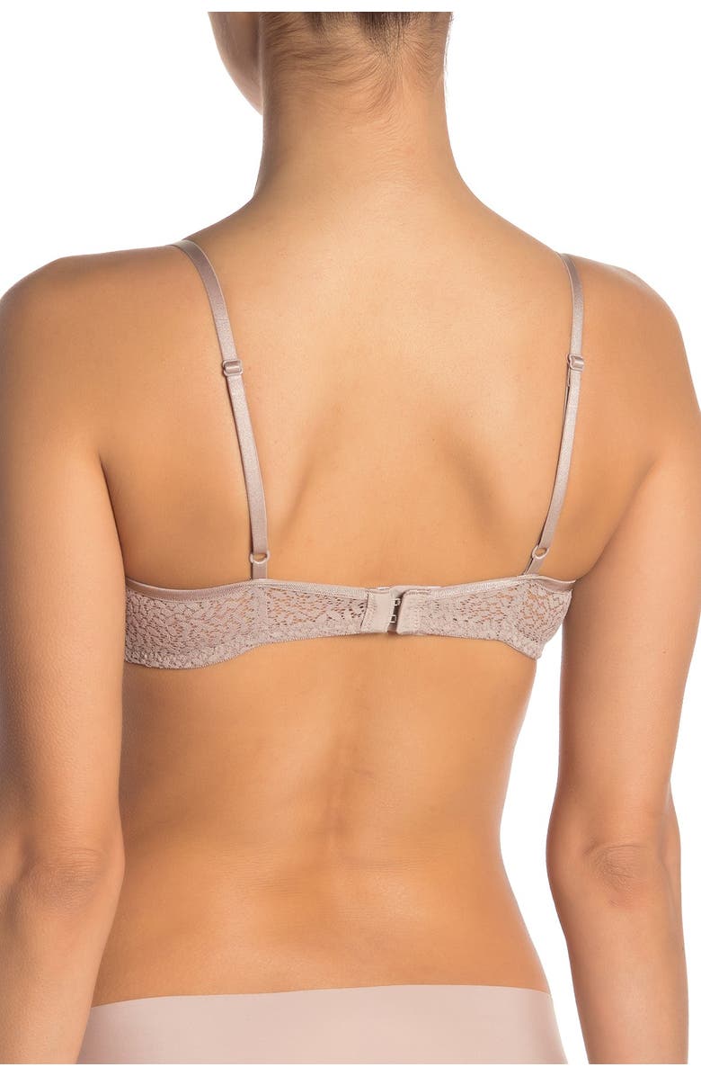 DKNY Modern Lace Unlined Demi Bra, Alternate, color, 6Um/Dk Cha