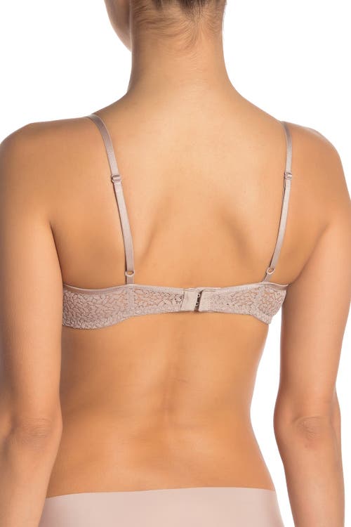 Dkny Modern Lace Unlined Demi Bra In Neutral