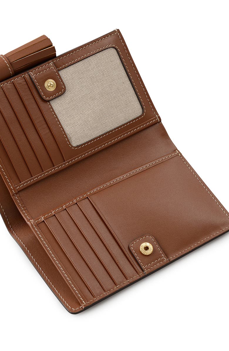Radley Noble Alley Leather Wallet, Alternate, color, Porcini