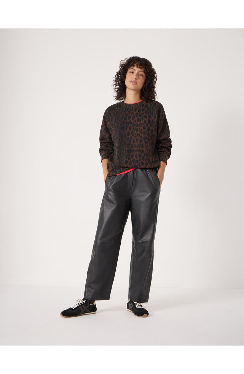 Hush Leopard Print Sweatshirt, Alternate, color, Soft Leopard